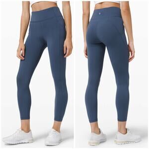Lululemon Invigorate High Rise Tight Iron Blue